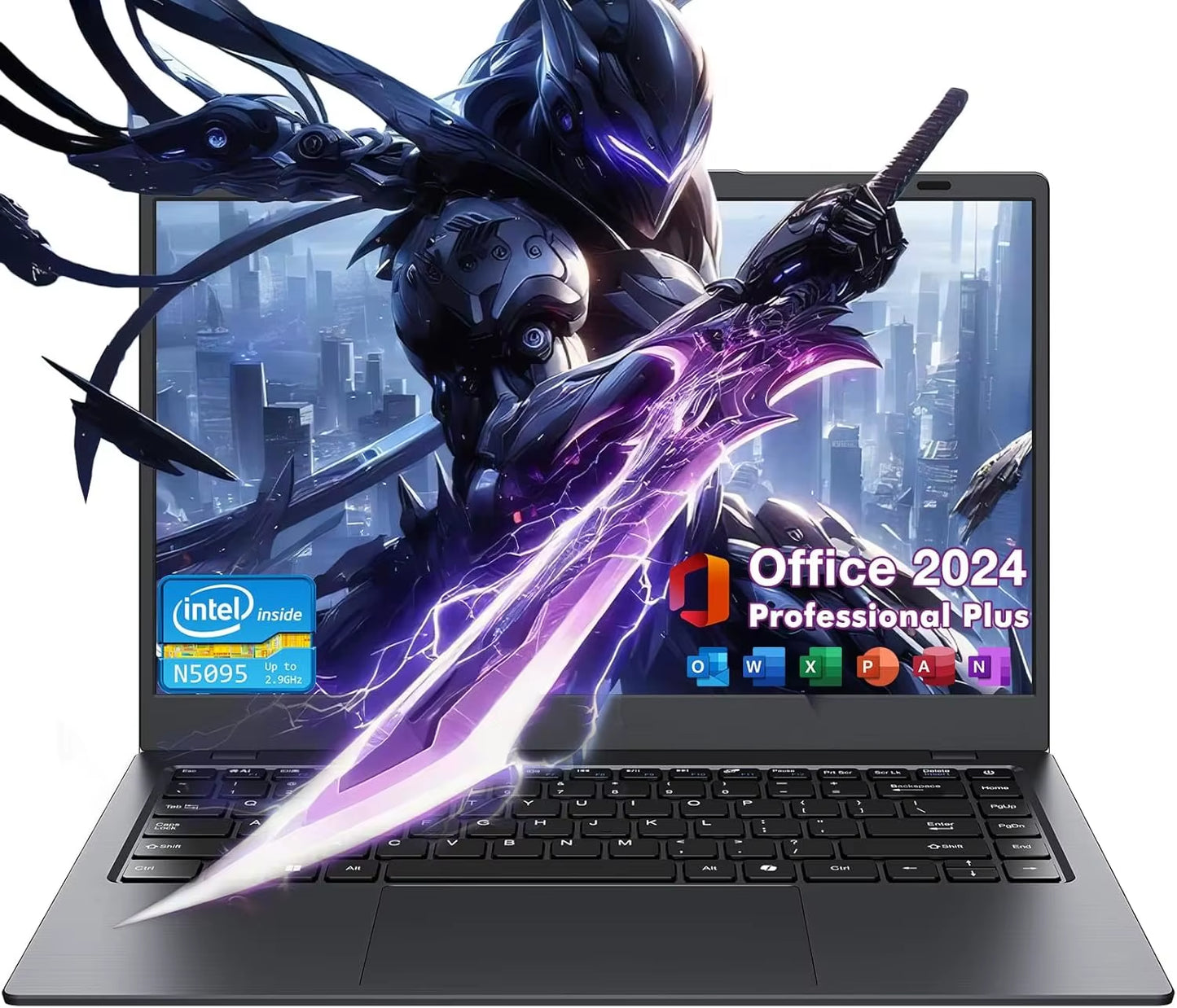 14.1" Windows 11 Pro Laptop Computer 32GB RAM 1024GB SSD, HDMI, Dual Band Wifi, BT5.0 Light and Thin PC for Work, School Student