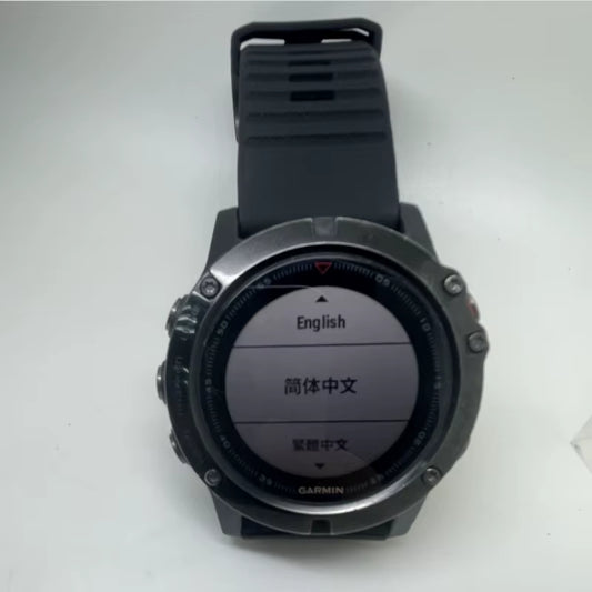 Fenix 5X APAC Heart Rate Monitoring GPS Marathon Smart Watch in English
